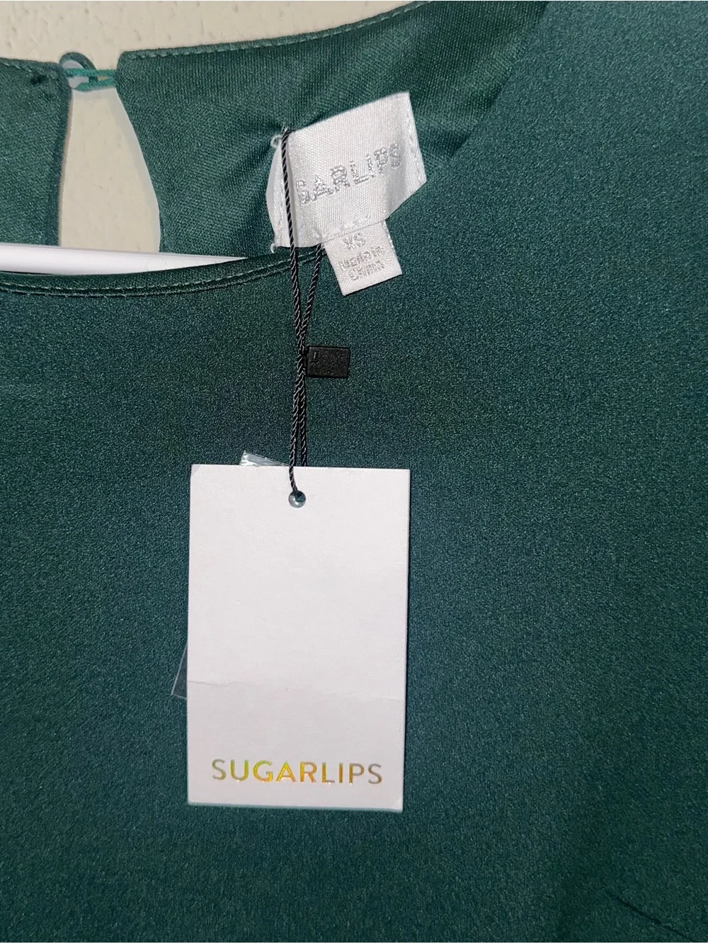 Sugarlips Green Dress NWT